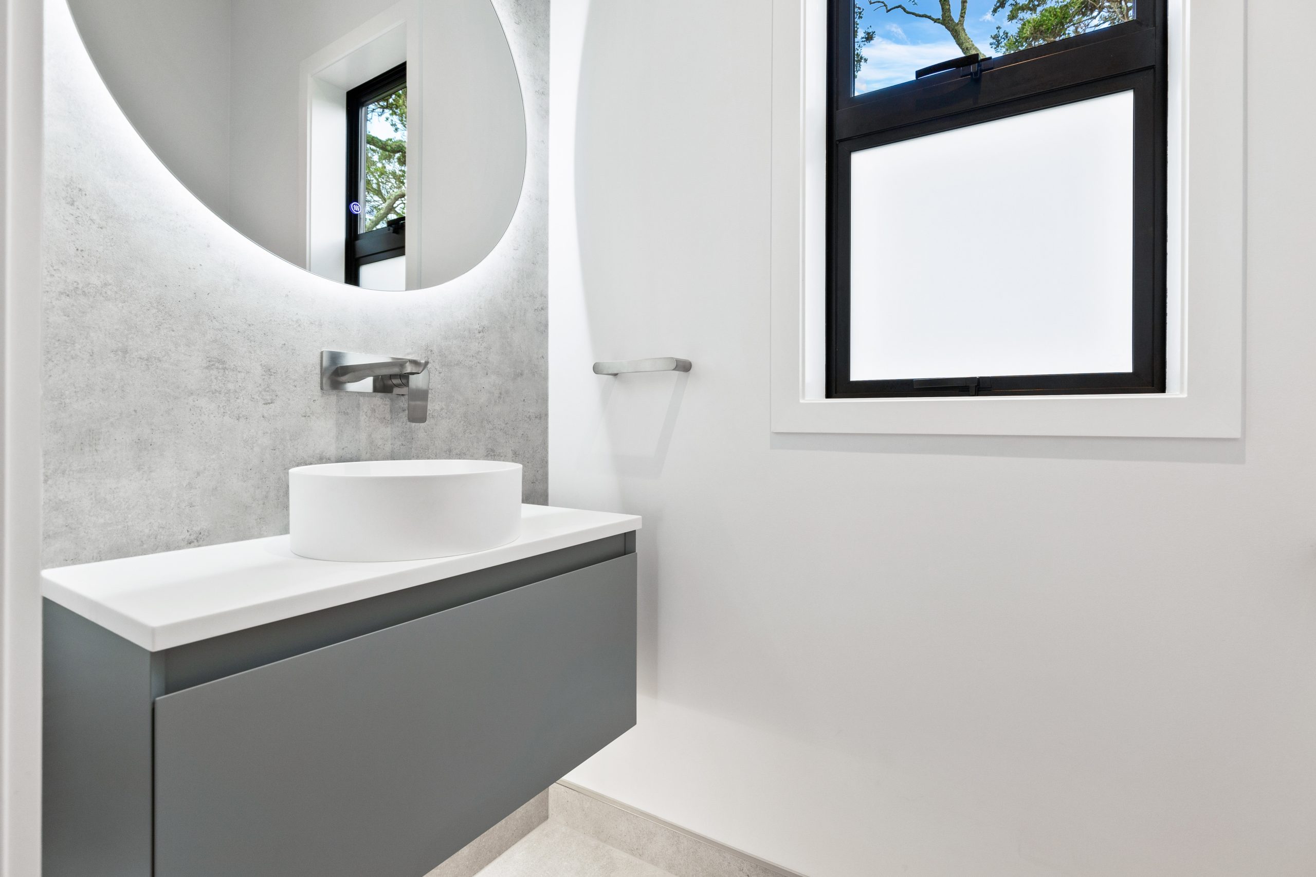 High end vanity renovation